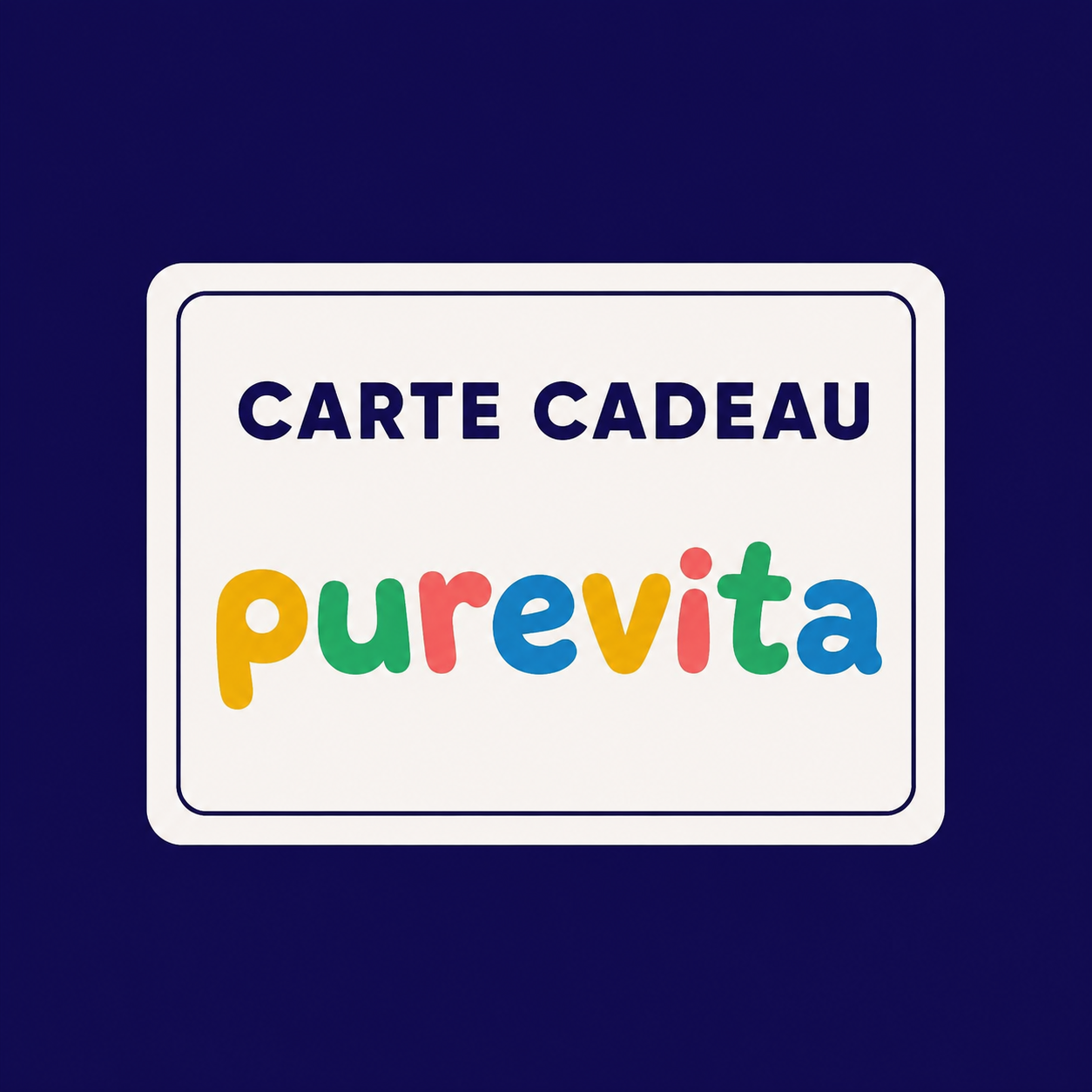 đ Carte cadeau PureVita de $15 offerte