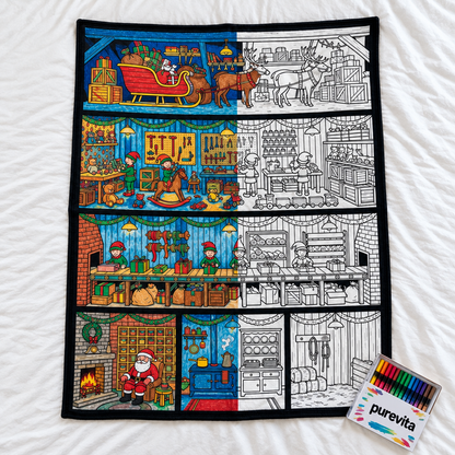 Couverture de coloriage de Noël PureVita™