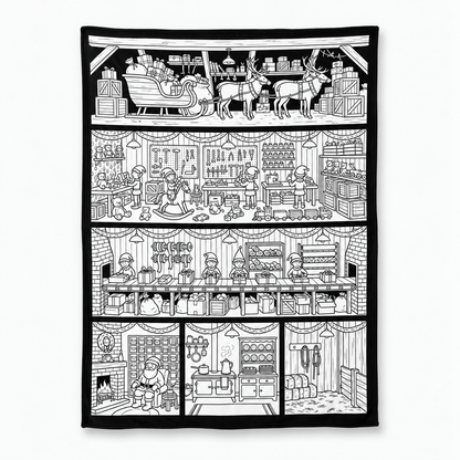 Couverture de coloriage de Noël PureVita™