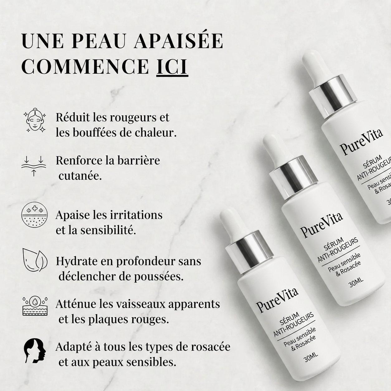 PureVita Sérum Anti-Rougeurs