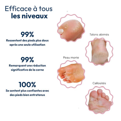 Masque peeling magique pour les pieds Purevita
