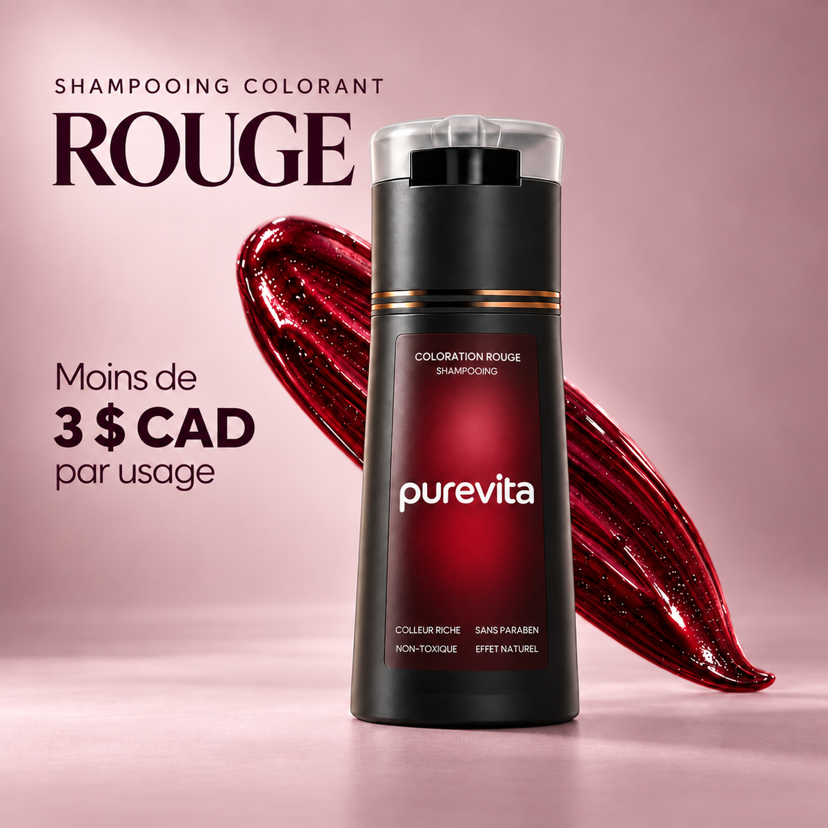 Shampoing colorant instantané