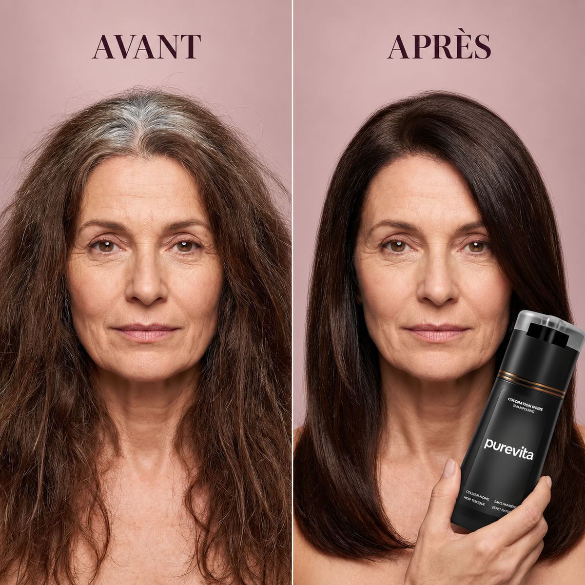 Shampoing colorant instantané