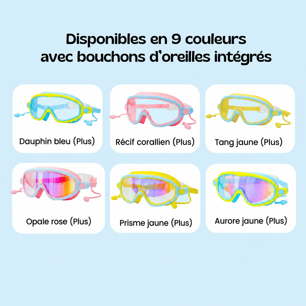 Lunettes de natation à clipser PureVita™