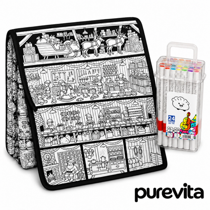 Couverture de coloriage de Noël PureVita™