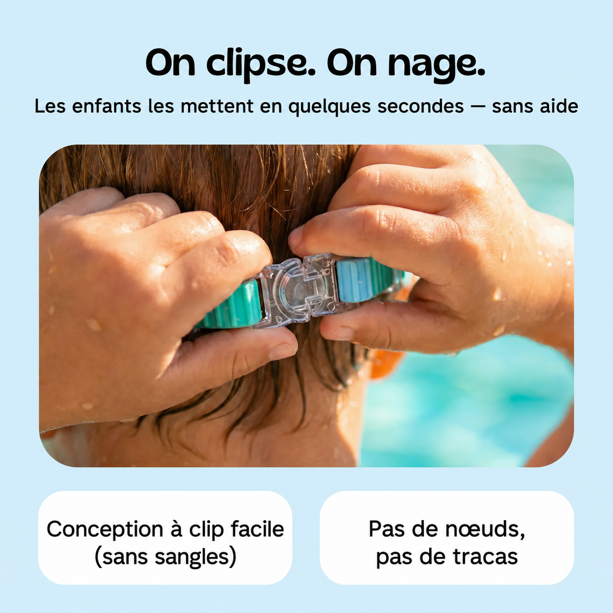 Lunettes de natation à clipser PureVita™