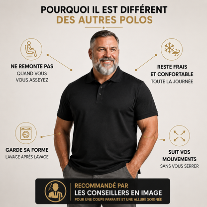 PureVita™ - Un polo pensé pour les hommes qui ont de la bedaine