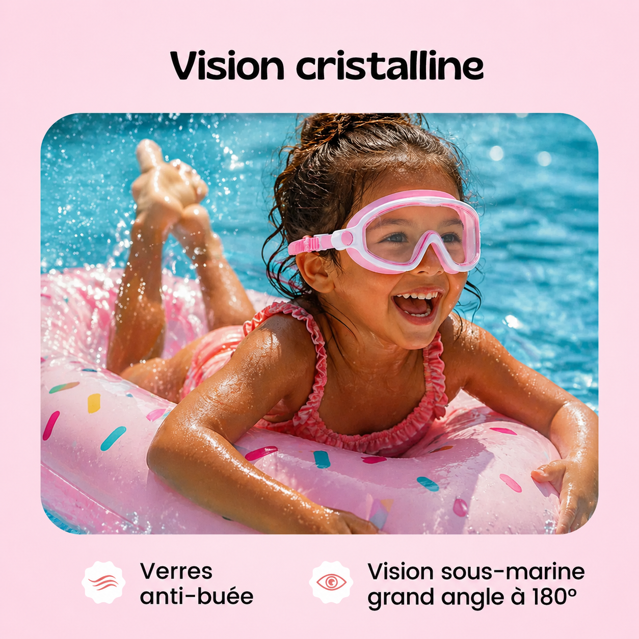 Lunettes de natation à clipser PureVita™