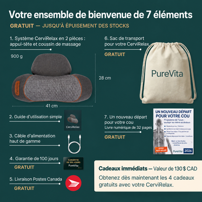 CerviRelax® Appareil de massage 3 en 1