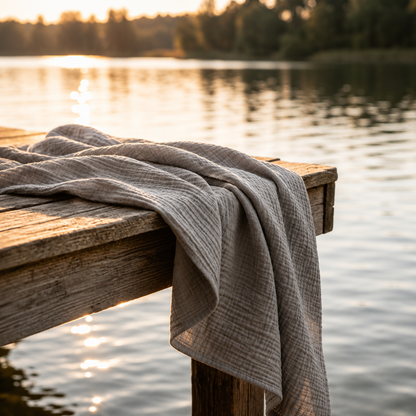 Couverture en mousseline de coton