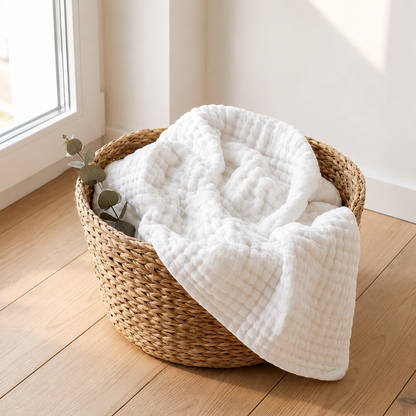 Couverture en mousseline de coton