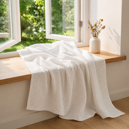 Couverture en mousseline de coton