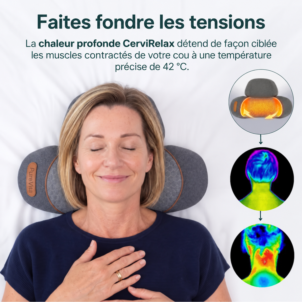 CerviRelax® Appareil de massage 3 en 1