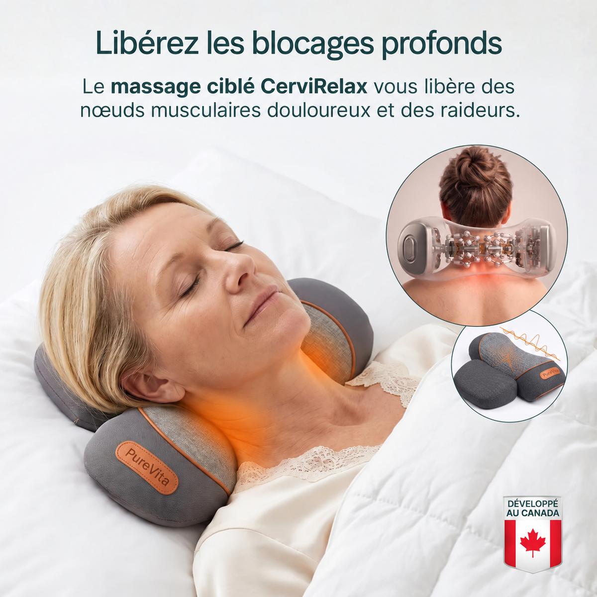 CerviRelax® Appareil de massage 3 en 1