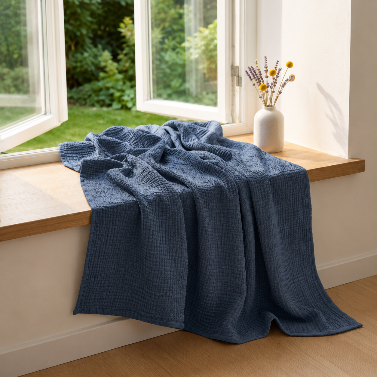 Couverture en mousseline de coton