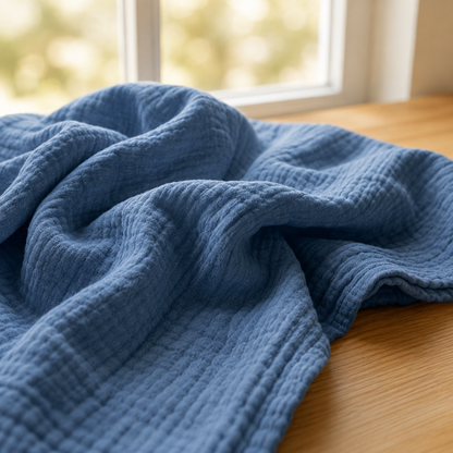 Couverture en mousseline de coton