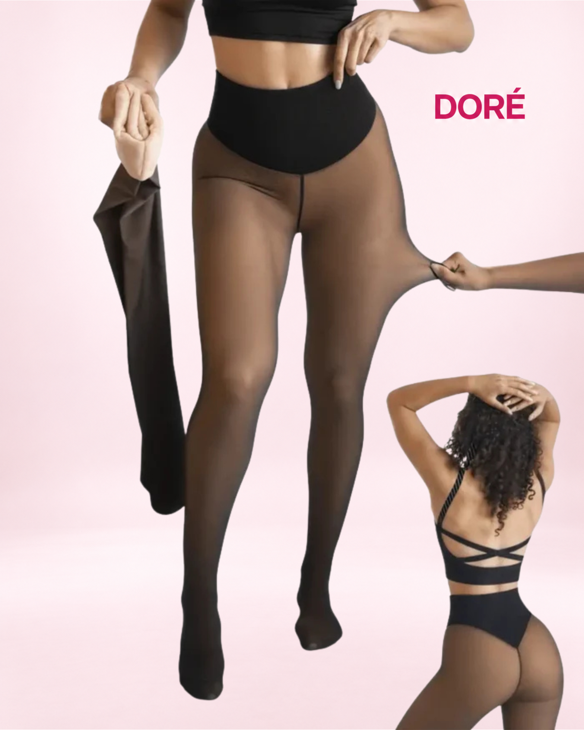 Leggings lissants à effet sculptant thermique