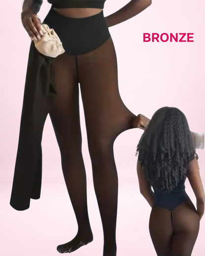 Leggings lissants à effet sculptant thermique