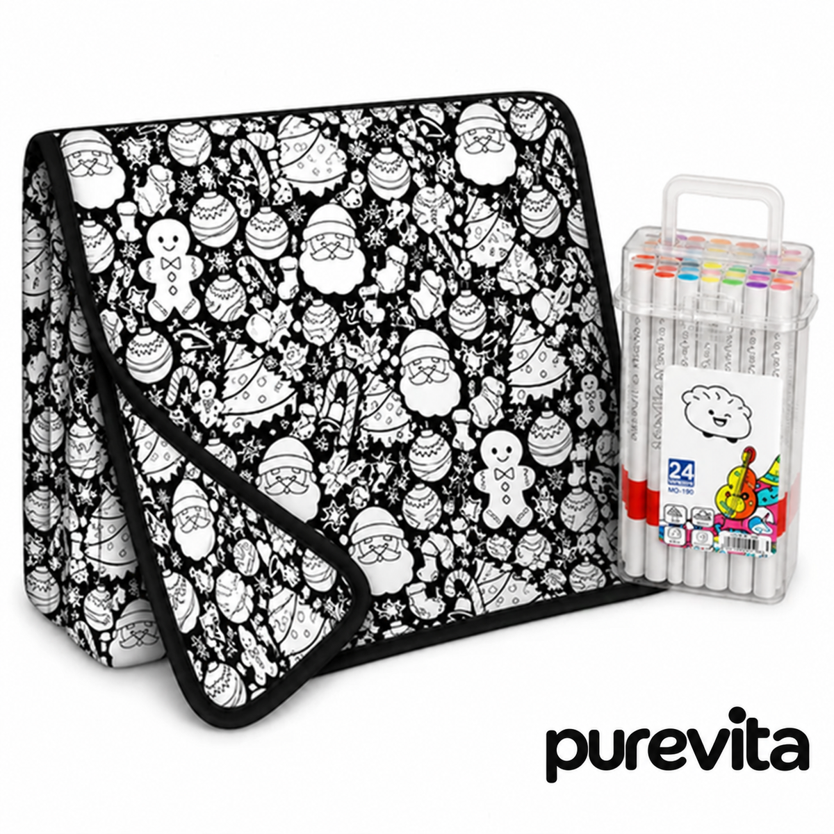 Couverture de coloriage de Noël PureVita™